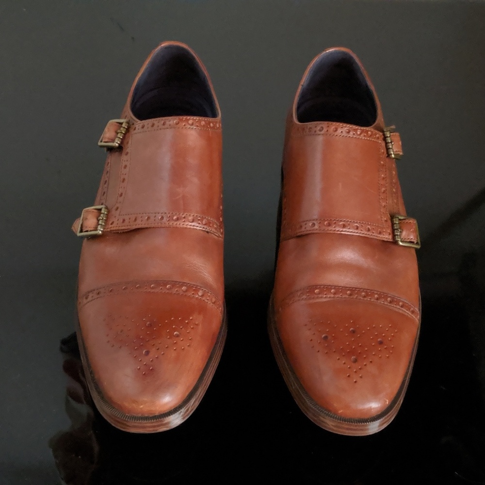 Men's 10.5 Cole Haan Double Monk Strap